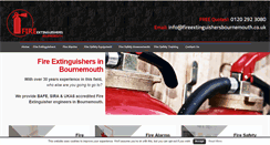 Desktop Screenshot of fireextinguishersbournemouth.co.uk
